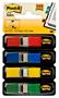 Pagemarker, folia, 4x35 sheets, 12x43 mm, 3M POSTIT, assorted colours